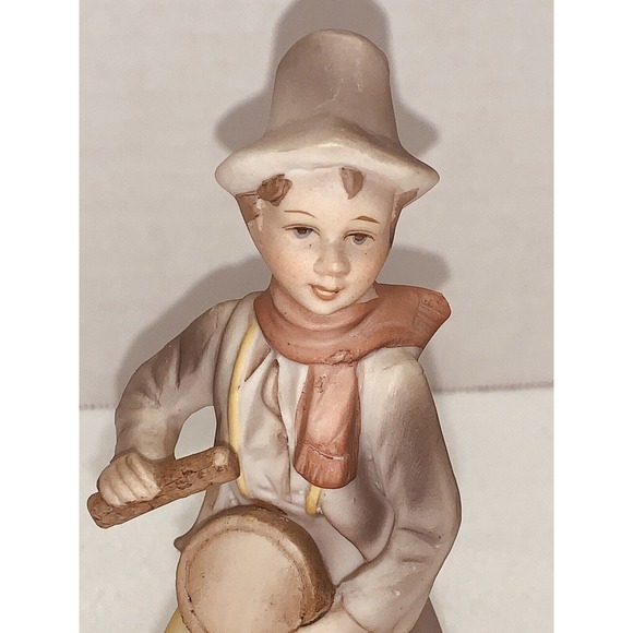 LEGO Porcelain Figurine Drummer Boy Vintage 1960 Bisque Detailed - Picture 6 of 11